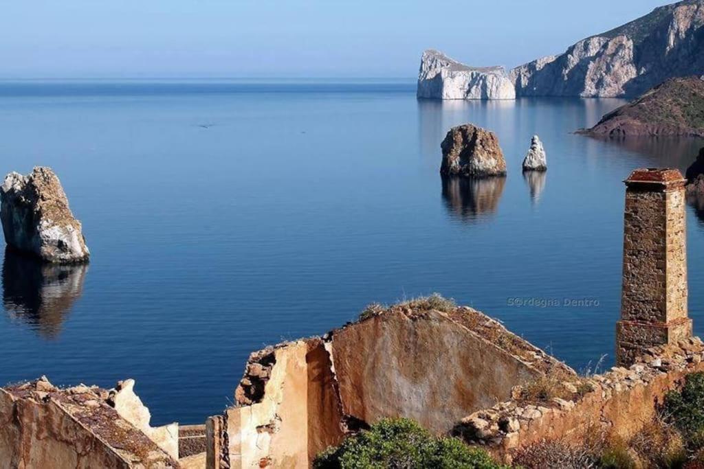 Tanca Piras - Emozioni A Strapiombo Sul Mare!!! Villa Nebida ภายนอก รูปภาพ